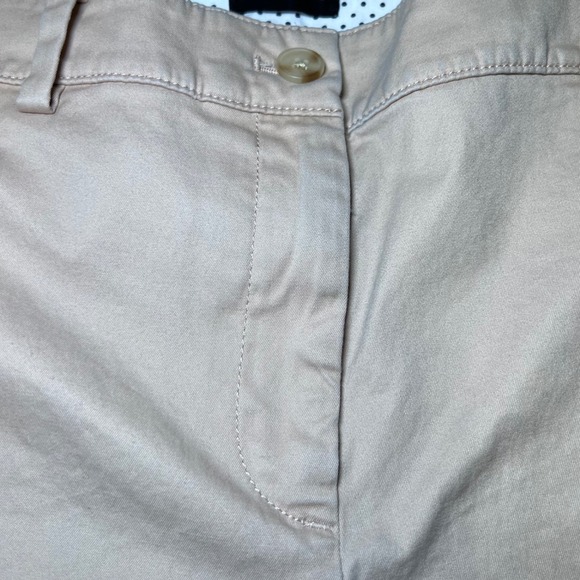 Talbots Perfect Crop Pants Womens 12 Khaki Casual Business Work Everyday - Picture 8 of 16